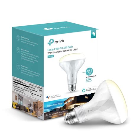 Tp Link Lb200 Br30 Smart Light Bulb 72w Dimmable White Led 1 Pack