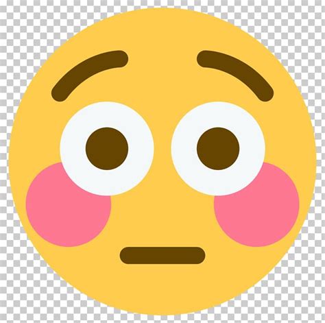 Emoji Blushing Flushing Face Sticker Png Clipart Blushing Blushing