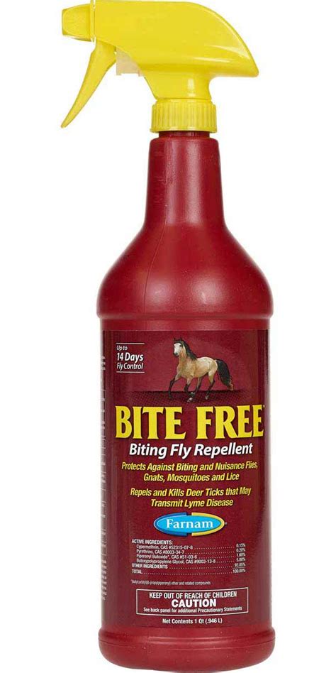 Bite Free Biting Fly Repellent Fly Spray Farnam Fly Control Fly Sprays Repellents