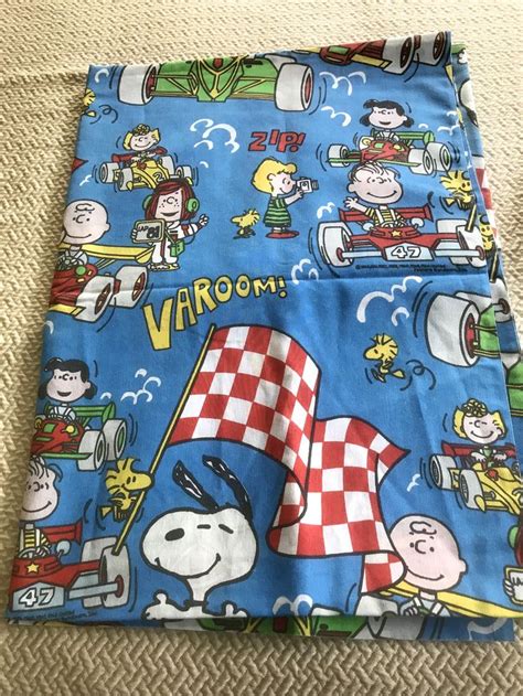 No search results for snoopy bedding set. Rare Vintage 1970's Snoopy Peanuts Racing 3pc Twin Bedding ...