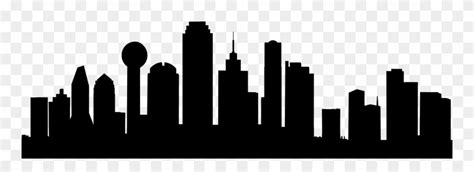 Download Dallas City Skyline Outline Clipart 4189570 Pinclipart