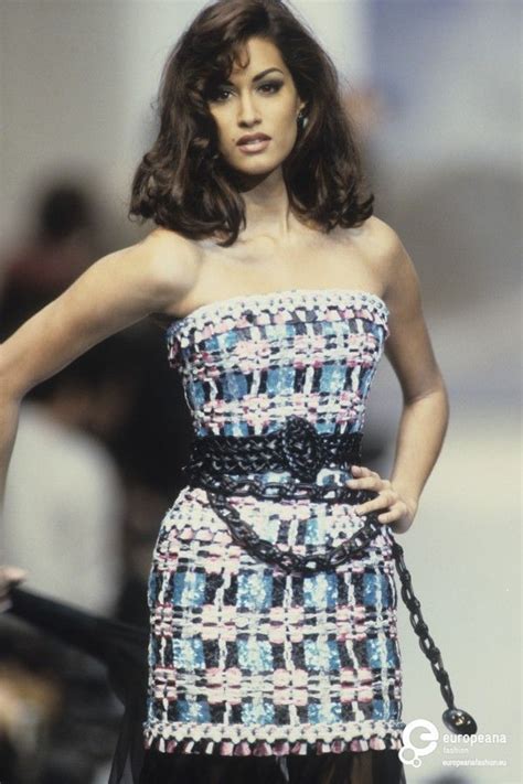 Yasmeen Ghauri Chanel Couture Springsummer 1992 Fashion 90s