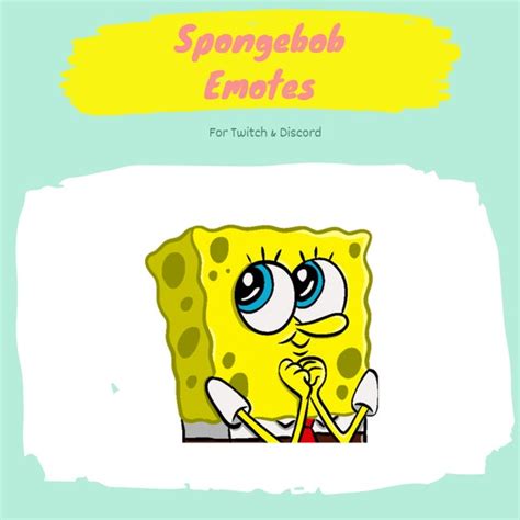 Twitch Discord Emotes Leuke Spongebob Etsy België