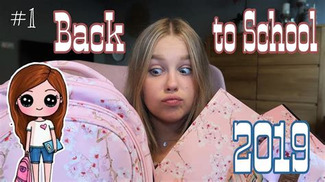 Back To School 2019 🎒 Nowy Plecak Kwiat Wiśni Itd Youtube