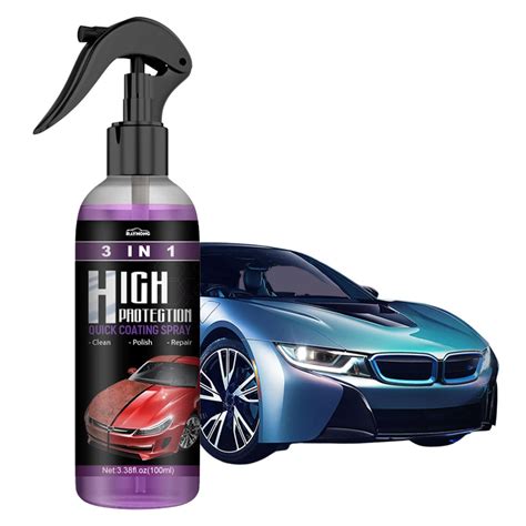 Buy Hengjierun 3 In 1 High Protection Quick Car Ceramic Coating Spray
