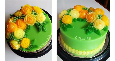 Pandan layer cake made using fresh ingredients will have a nicer colour and better taste as compared to those made with boxed coconut milk and pandan. Jellycream on Pandan Layer Cake | Food, Pandan layer cake ...