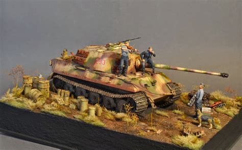 Tamiya 135 Scale King Tiger Military Diorama Military Modelling Porn
