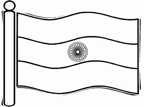 Indian Flag Coloring Pages - Coloring Home
