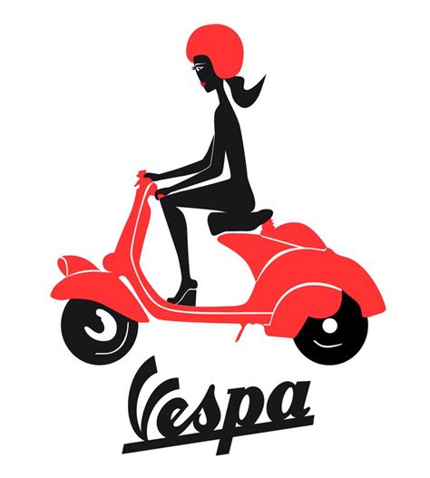 71 best Vespa cartoon images on Pinterest | Vespas, Vespa scooters and