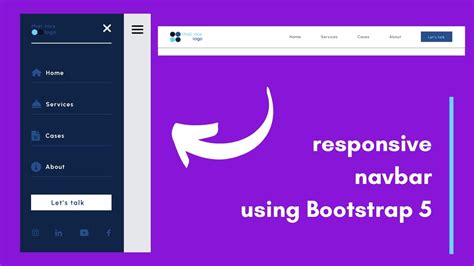 How To Create A Responsive Navbar Using Bootstrap 5 Responsive