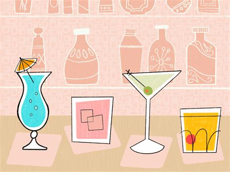 50s Cocktail Party By Blaise Leone On Dribbble