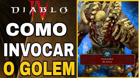 diablo 4 como invocar o golem com o necromante youtube