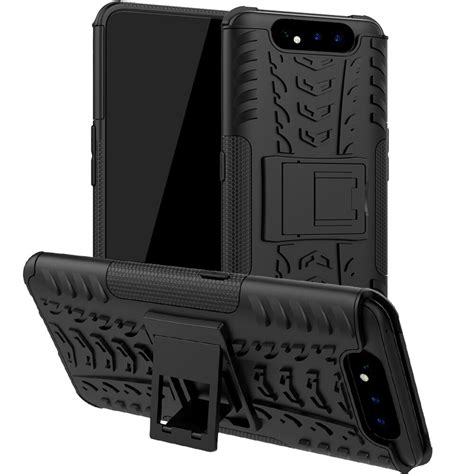 For Samsung Galaxy A80 Case Rubber Silicone Armor Hard Pc Tpu Phone