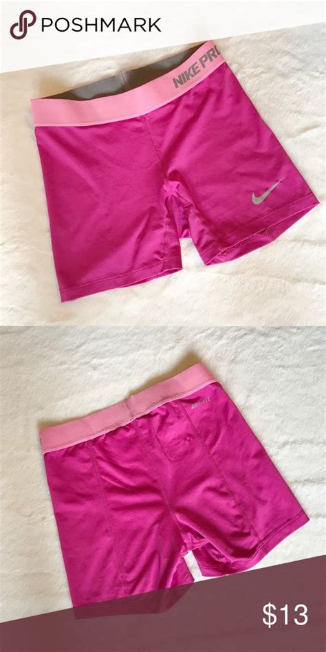 Nike Pro Pink Spandex Nike Spandex Nike Pros Gym Shorts Womens