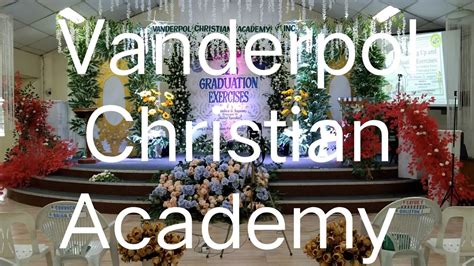 Vanderpol Christian Academy Ligao City Youtube