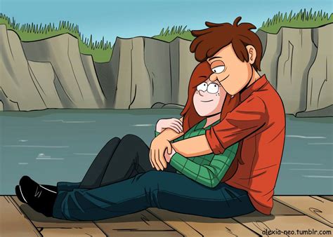 wendip by alex neo dipper and wendy gravity falls art blog