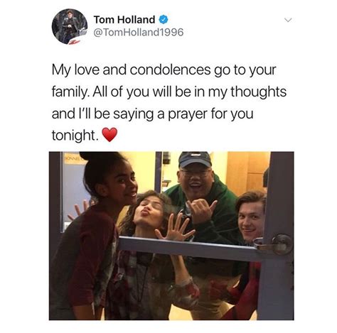The young stars took to twitter on thursday to express their disbelief, after a report. Pin by J. Walker-Gordon on Quotes & Pictures | Tom holland ...