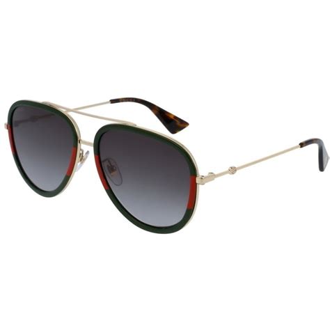 Gucci Grey Gradient Aviator Sunglasses Unisex Sunglasses Gg0062s 003