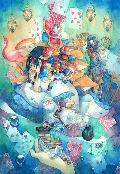 Alice In Wonderland Japanese Artwork Wonderland