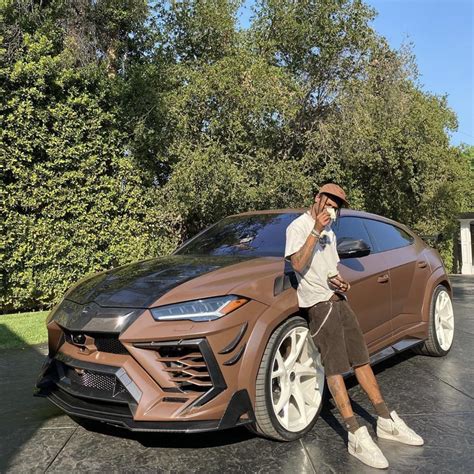 Travis Scott With His Brown Regularcarreviews