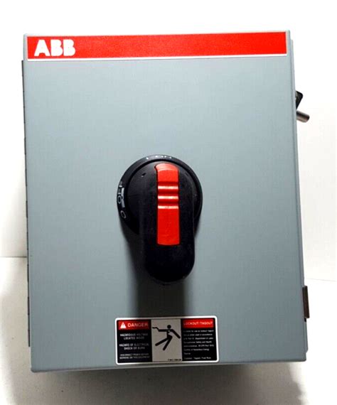 Abb Fc302 3pb6b Electromechanical Switch Disconnect Switch 3p 30a Ebay