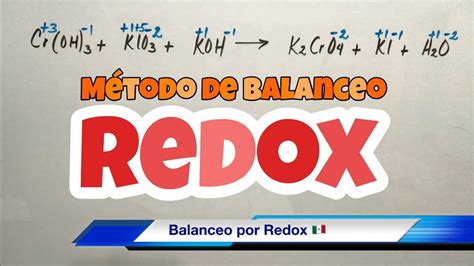Balanceo Por Método Redox Paso A Paso Youtube
