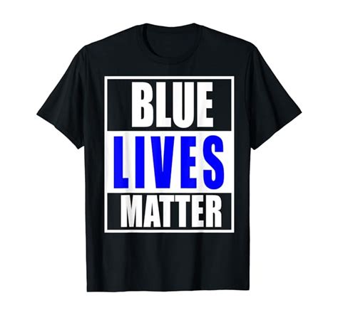 Blue Lives Matter T Shirt Clothing