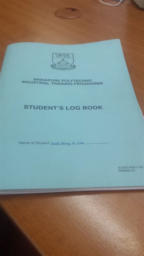 Daily log book of hours and activities on a weekly basis. Random Blog: Internship at NTU: 17 March 2014 to 6 June 2014