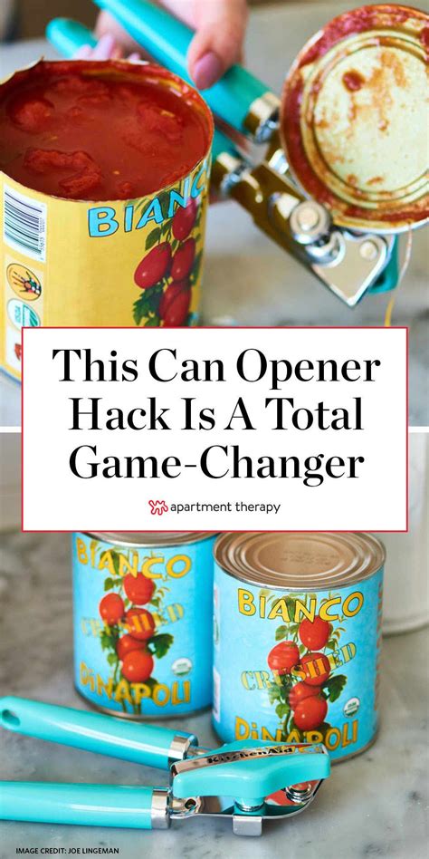 I have been opening canned goods this way since i was about 8 years old and didn't own a can. The Can Opener Trick You'll Wish You Knew Weeks Ago in 2020 | Can opener, Kitchen hacks, Pretty ...