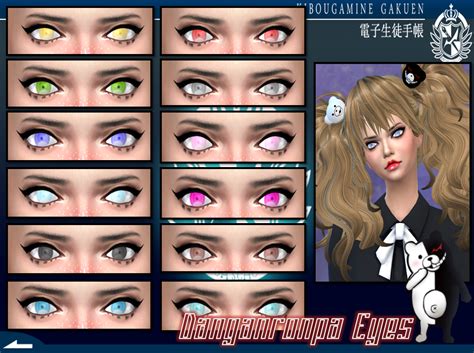 Osananajimi00 Sims 4 Danganronpa Eyes Download Love 4 Cc Finds