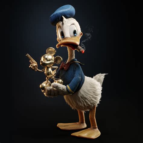 Donald Duck Found A Treasure By Gal Yosef Creative Work