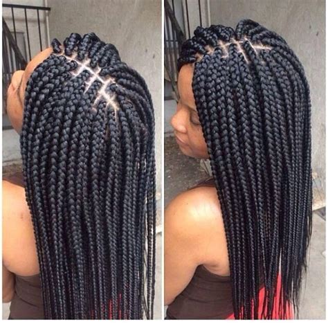 Medium sized box braid on a curly natural hair. Buy Two Get One FREE !!! Perfect Braiding hair,unprocessed ...
