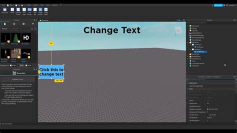 Click Button To Change Text Roblox Studio 2023 Youtube