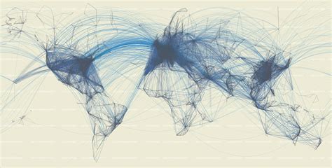 This Flight Map Shows The Surprising Ways People Travel The World Inverse