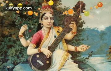 Goddess Saraswati Gif Gif Goddess Saraswati Bless You Unnai