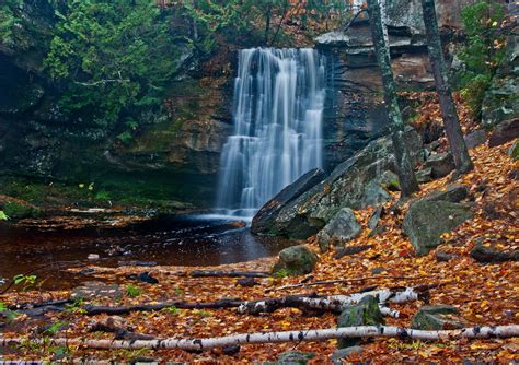 Autumn Waterfalls Wallpapers Wallpaper Cave