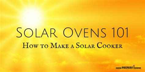 Check out these solar energy science projects. Solar Ovens 101 - How to Make a DIY Solar Cooker Out of a ...
