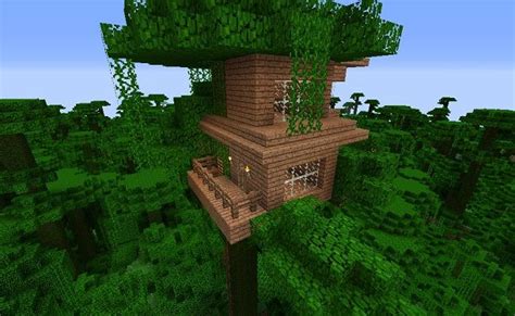 Cómo construir una casa en el árbol en Minecraft KomoJuGo