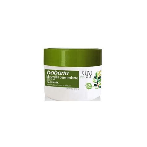 Babaria Mascarilla Capilar Desenredante Aceite De Oliva 250ml