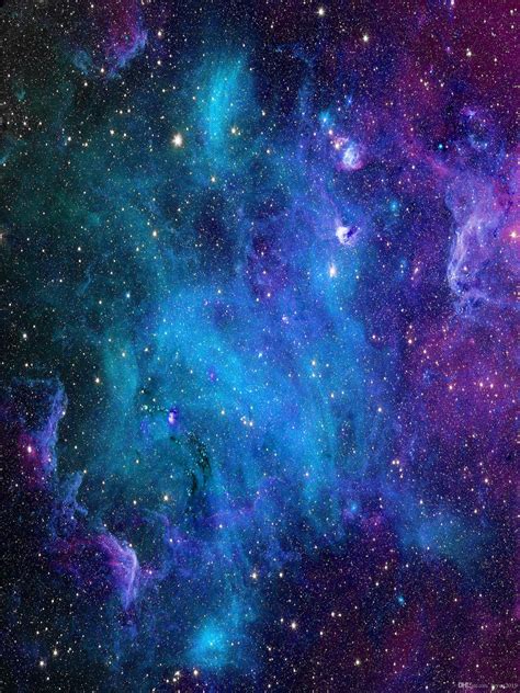 2020 Night Blue Galaxy Stars Vinyl Photography Backdrops Universe