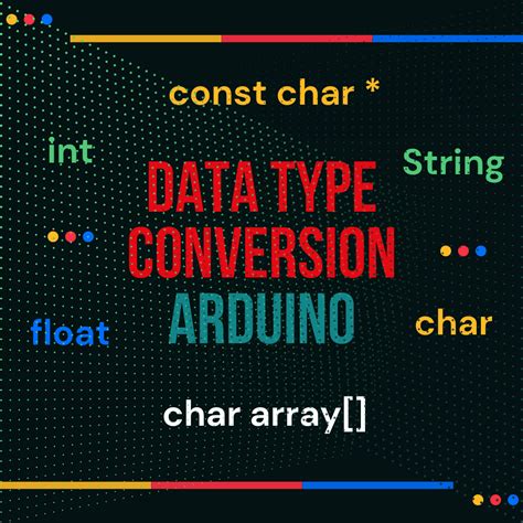 Data Type Conversion In Arduino Pija Education