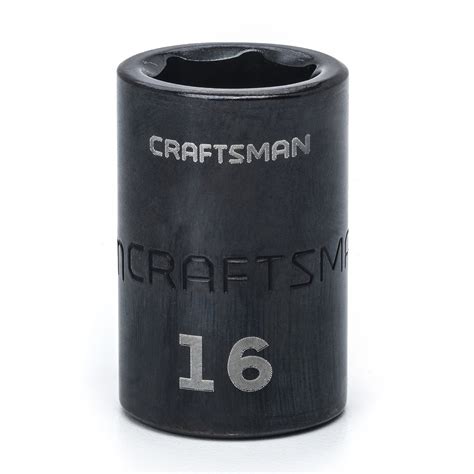 Craftsman 16mm Easy To Read Impact Socket 6 Pt Std 12 In Drive