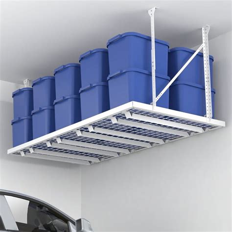 Wfx Utility Coby Adjustable Height Garage Ceiling Mounted Rack Wayfair