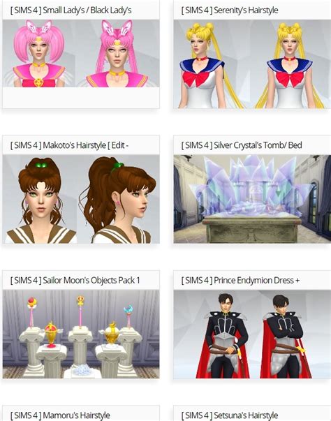 Anime Pack The Sims 4