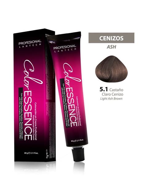 Tinte imedia excellence 5.1 castano claro cenizo. Tinte Color Essence - Castaño Claro Cenizo 5.1 Tubo 60g ...