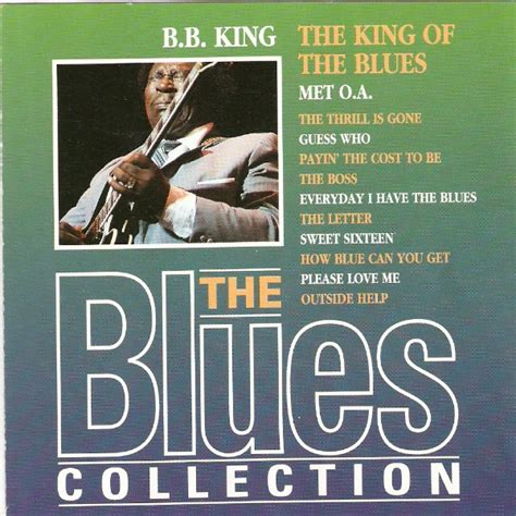 Bb King The King Of The Blues Cd Belgium 1994 Discogs