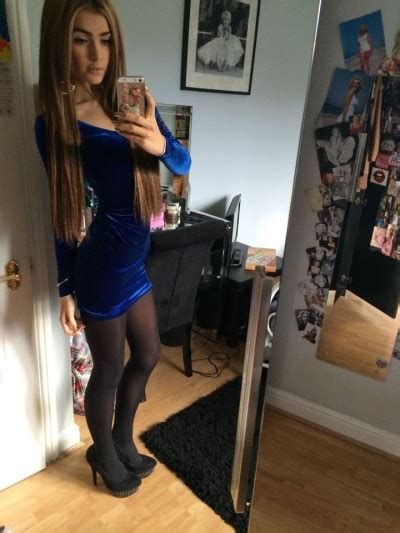Selfshot In Black Opaque Pantyhose And Blue Tight Tumbex
