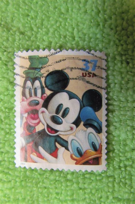 Disney Us Postage Stamp Mickey Mouse Goofy Donald Duck Scott 3865