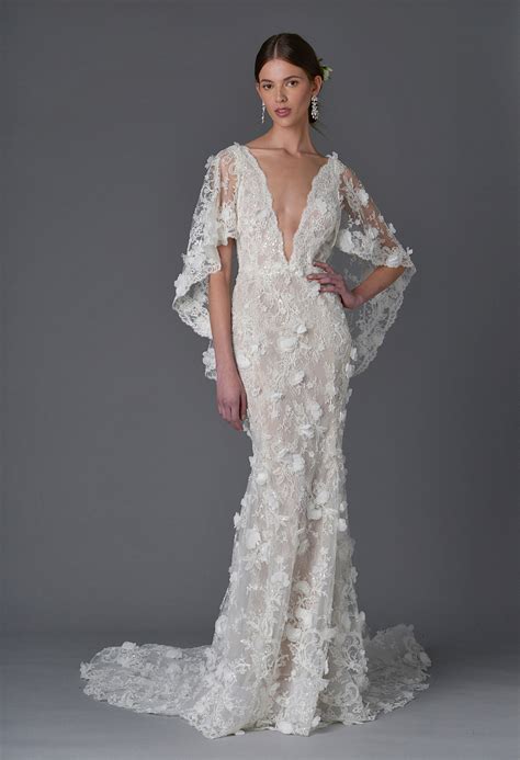 Features a black rosette at top left marchesa has made this fabulous cocktail dress with each element reflecting the designer's. First Look: Marchesa Spring/Summer 2017 Bridal Collection ...