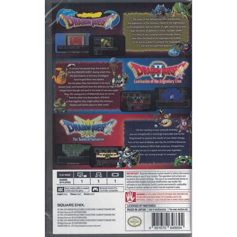 Dragon Quest 123 Collection Nintendo Switch Iiiiii 1 2 3 Import New Munimorogobpe